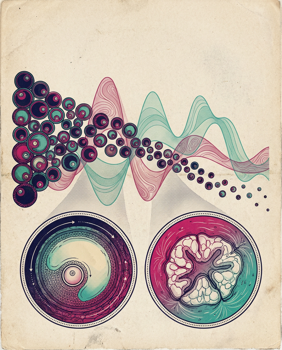Ovarian follicle decline with hormone variability over time